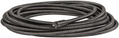 Ridgid - 3/8" x 35' Drain Cleaning Machine Cable - Male Coupling, 1-1/4" to 1-1/2" Pipe, Use with Models K39, K40 & K50 - Benchmark Tooling