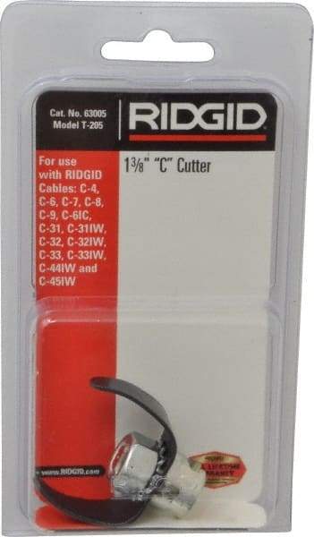 Ridgid - Drain Cleaning Machine C-Cutter - For Use with Models K39, K50, K375, K3800 & K380 - Benchmark Tooling