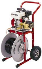 Ridgid - Gasoline Battery Drain Cleaning Machine - For 1-1/4" to 6" Pipe, 110' Cable - Benchmark Tooling