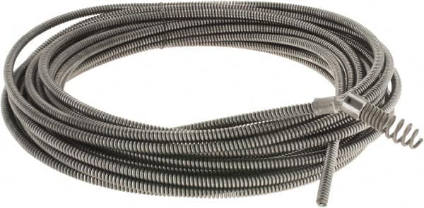 Ridgid - 5/16" x 50' Drain Cleaning Machine Cable - Drophead, 3/4" to 1-1/2" Pipe, Use with Models K39, K40 & K50 - Benchmark Tooling