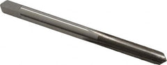 Made in USA - #10-64 UNS 4 Flute Bright Finish High Speed Steel Straight Flute Standard Hand Tap - Plug, Right Hand Thread, 2-3/8" OAL, 7/8" Thread Length, H2 Limit, Oversize - Exact Industrial Supply
