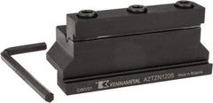 Kennametal - Tool Block Style A2TZN, 26mm Blade Height, 86mm OAL, 1.65"& OAH, Indexable Cutoff Blade Tool Block - 3/4" Shank Height, 3/4" Shank Width, Reversible, Series A2 Cut-Off - Benchmark Tooling