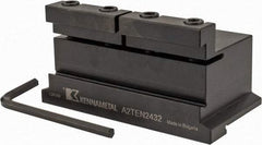 Kennametal - Tool Block Style A2TEN, 32mm Blade Height, 110mm OAL, 57.1mm OAH, Indexable Cutoff Blade Tool Block - 1-1/2" Shank Height, 1-1/2" Shank Width, Reversible, Series A2 Cut-Off - Benchmark Tooling