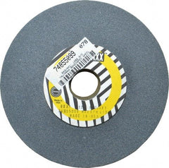 Tru-Maxx - 120 Grit Aluminum Oxide Bench & Pedestal Grinding Wheel - 6" Diam x 1" Hole x 3/4" Thick, 5410 Max RPM, O Hardness, Fine Grade , Vitrified Bond - Benchmark Tooling