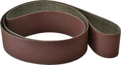 Tru-Maxx - 3" Wide x 90" OAL, 120 Grit, Aluminum Oxide Abrasive Belt - Aluminum Oxide, Fine, Coated, X Weighted Cloth Backing, Series VAC228 - Benchmark Tooling