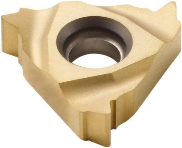 Seco - 11NR Internal Right Hand 19 Whitworth Laydown Threading Insert - Grade CP500, TiAlN/TiN Coated Carbide, 6.35mm Inscribed Circle - Benchmark Tooling