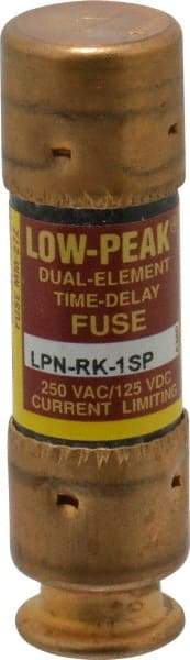 Cooper Bussmann - 125 VDC, 250 VAC, 1 Amp, Time Delay General Purpose Fuse - Fuse Holder Mount, 50.8mm OAL, 100 at DC, 300 at AC (RMS) kA Rating, 9/16" Diam - Benchmark Tooling