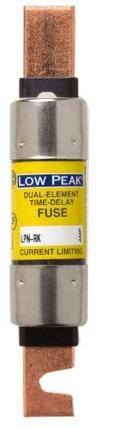 Cooper Bussmann - 250 VAC/VDC, 350 Amp, Time Delay General Purpose Fuse - Bolt-on Mount, 8-5/8" OAL, 100 at DC, 300 at AC (RMS) kA Rating, 2-1/16" Diam - Benchmark Tooling