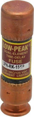 Cooper Bussmann - 125 VDC, 250 VAC, 15 Amp, Time Delay General Purpose Fuse - Fuse Holder Mount, 50.8mm OAL, 100 at DC, 300 at AC (RMS) kA Rating, 9/16" Diam - Benchmark Tooling