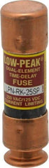 Cooper Bussmann - 125 VDC, 250 VAC, 25 Amp, Time Delay General Purpose Fuse - Bolt-on Mount, 50.8mm OAL, 100 at DC, 300 at AC (RMS) kA Rating, 9/16" Diam - Benchmark Tooling