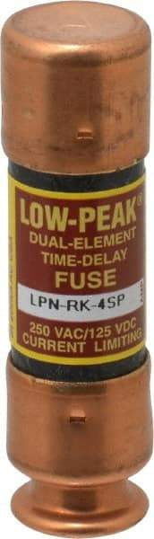 Cooper Bussmann - 125 VDC, 250 VAC, 4 Amp, Time Delay General Purpose Fuse - Fuse Holder Mount, 50.8mm OAL, 100 at DC, 300 at AC (RMS) kA Rating, 9/16" Diam - Benchmark Tooling