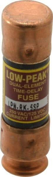 Cooper Bussmann - 125 VDC, 250 VAC, 5 Amp, Time Delay General Purpose Fuse - Fuse Holder Mount, 50.8mm OAL, 100 at DC, 300 at AC (RMS) kA Rating, 9/16" Diam - Benchmark Tooling