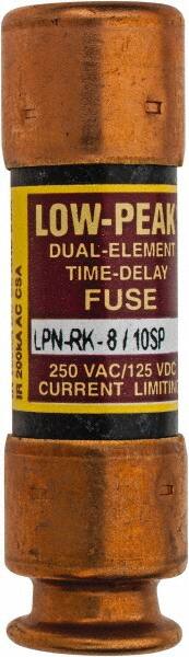 Cooper Bussmann - 125 VDC, 250 VAC, 0.8 Amp, Time Delay General Purpose Fuse - Fuse Holder Mount, 50.8mm OAL, 100 at DC, 300 at AC (RMS) kA Rating, 9/16" Diam - Benchmark Tooling