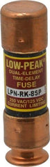 Cooper Bussmann - 125 VDC, 250 VAC, 8 Amp, Time Delay General Purpose Fuse - Fuse Holder Mount, 50.8mm OAL, 100 at DC, 300 at AC (RMS) kA Rating, 9/16" Diam - Benchmark Tooling