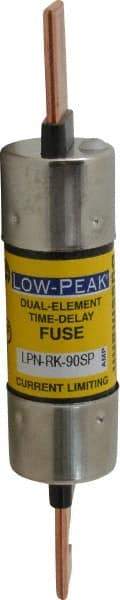 Cooper Bussmann - 250 VAC/VDC, 90 Amp, Time Delay General Purpose Fuse - Bolt-on Mount, 5-7/8" OAL, 100 at DC, 300 at AC (RMS) kA Rating, 1-1/16" Diam - Benchmark Tooling