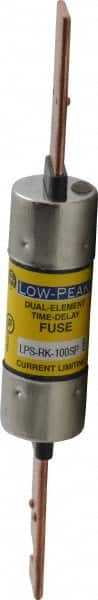 Cooper Bussmann - 300 VDC, 600 VAC, 100 Amp, Time Delay General Purpose Fuse - Bolt-on Mount, 7-7/8" OAL, 100 at DC, 300 at AC (RMS) kA Rating, 1-5/16" Diam - Benchmark Tooling