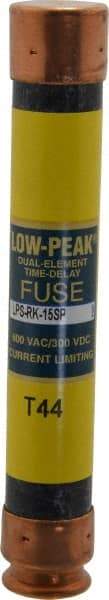 Cooper Bussmann - 300 VDC, 600 VAC, 15 Amp, Time Delay General Purpose Fuse - Fuse Holder Mount, 127mm OAL, 100 at DC, 300 at AC (RMS) kA Rating, 13/16" Diam - Benchmark Tooling