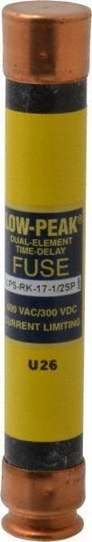 Cooper Bussmann - 300 VDC, 600 VAC, 17.5 Amp, Time Delay General Purpose Fuse - Fuse Holder Mount, 127mm OAL, 100 at DC, 300 at AC (RMS) kA Rating, 13/16" Diam - Benchmark Tooling