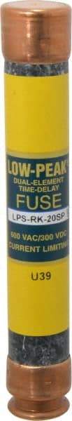 Cooper Bussmann - 300 VDC, 600 VAC, 20 Amp, Time Delay General Purpose Fuse - Fuse Holder Mount, 127mm OAL, 100 at DC, 300 at AC (RMS) kA Rating, 13/16" Diam - Benchmark Tooling