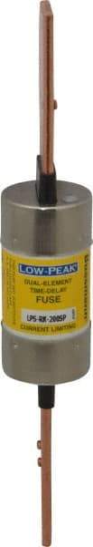 Cooper Bussmann - 300 VDC, 600 VAC, 200 Amp, Time Delay General Purpose Fuse - Bolt-on Mount, 9-5/8" OAL, 100 at DC, 300 at AC (RMS) kA Rating, 1.61" Diam - Benchmark Tooling