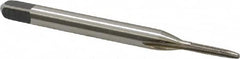 Kennametal - #0-80 UNF 2B 2 Flute Bright Finish High Speed Steel Straight Flute Standard Hand Tap - Plug, Right Hand Thread, 1.63" OAL, 0.313" Thread Length, H2 Limit, Oversize - Exact Industrial Supply