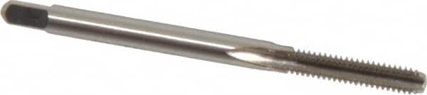 Kennametal - #5-40 UNC 2B/3B 3 Flute Bright Finish High Speed Steel Straight Flute Standard Hand Tap - Bottoming, Right Hand Thread, 1.94" OAL, 5/8" Thread Length, H2 Limit, Oversize - Exact Industrial Supply