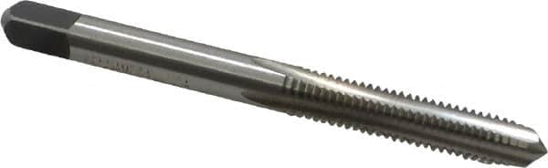 Kennametal - #12-28 UNF 2B/3B 4 Flute Bright Finish High Speed Steel Straight Flute Standard Hand Tap - Plug, Right Hand Thread, 2.38" OAL, 0.938" Thread Length, H3 Limit, Oversize - Exact Industrial Supply