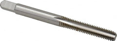Kennametal - #12-28 UNF 2B/3B 4 Flute Bright Finish High Speed Steel Straight Flute Standard Hand Tap - Bottoming, Right Hand Thread, 2.38" OAL, 0.938" Thread Length, H3 Limit, Oversize - Exact Industrial Supply