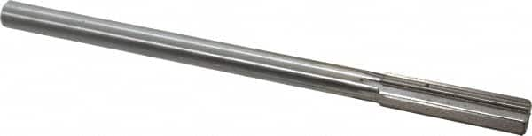 Interstate - 0.513" High Speed Steel Chucking Reamer - Straight Flute, 0.4355" Straight Shank, 2" Flute Length, 8" OAL - Benchmark Tooling