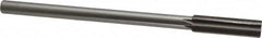 Interstate - 9/16" High Speed Steel Chucking Reamer - Straight Flute, 0.4355" Straight Shank, 2" Flute Length, 8" OAL - Benchmark Tooling