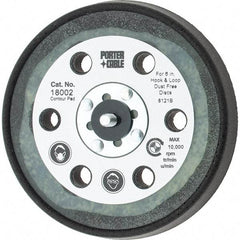 DeWALT - 6" Diam Hook & Loop Disc Backing Pad - 5/16" Shank Diam, 6,800 RPM - Benchmark Tooling