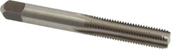 Kennametal - 5/16-24 UNF 3B 4 Flute Bright Finish High Speed Steel Straight Flute Standard Hand Tap - Bottoming, Right Hand Thread, 2.72" OAL, 1-1/8" Thread Length, H3 Limit, Oversize - Exact Industrial Supply