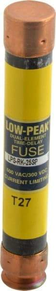 Cooper Bussmann - 300 VDC, 600 VAC, 25 Amp, Time Delay General Purpose Fuse - Bolt-on Mount, 127mm OAL, 100 at DC, 300 at AC (RMS) kA Rating, 13/16" Diam - Benchmark Tooling