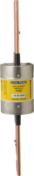 Cooper Bussmann - 300 VDC, 600 VAC, 300 Amp, Time Delay General Purpose Fuse - Bolt-on Mount, 11-5/8" OAL, 100 at DC, 300 at AC (RMS) kA Rating, 2-9/16" Diam - Benchmark Tooling