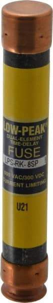 Cooper Bussmann - 300 VDC, 600 VAC, 8 Amp, Time Delay General Purpose Fuse - Fuse Holder Mount, 127mm OAL, 100 at DC, 300 at AC (RMS) kA Rating, 13/16" Diam - Benchmark Tooling