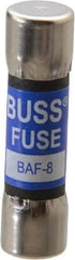 Cooper Bussmann - 250 VAC, 8 Amp, Fast-Acting General Purpose Fuse - Fuse Holder Mount, 1-1/2" OAL, 10 at 125 V kA Rating, 13/32" Diam - Benchmark Tooling