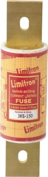 Cooper Bussmann - 600 VAC, 150 Amp, Fast-Acting General Purpose Fuse - Bolt-on Mount, 5-3/4" OAL, 200 (RMS) kA Rating, 1-5/8" Diam - Benchmark Tooling