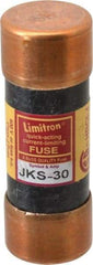 Cooper Bussmann - 600 VAC, 30 Amp, Fast-Acting General Purpose Fuse - Fuse Holder Mount, 2-1/4" OAL, 200 (RMS) kA Rating, 13/16" Diam - Benchmark Tooling