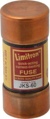 Cooper Bussmann - 600 VAC, 60 Amp, Fast-Acting General Purpose Fuse - Fuse Holder Mount, 2-3/8" OAL, 200 (RMS) kA Rating, 1-1/16" Diam - Benchmark Tooling