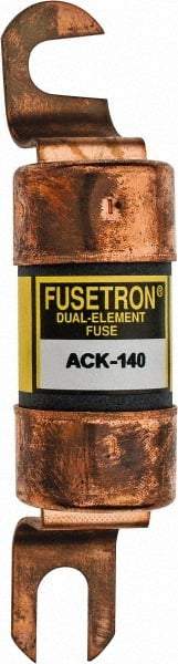 Cooper Bussmann - 140 Amp Time Delay Fast-Acting Forklift & Truck Fuse - 72VAC, 72VDC, 4.72" Long x 1" Wide, Littelfuse CCK140, Bussman ACK-140, Ferraz Shawmut ACK140 - Benchmark Tooling