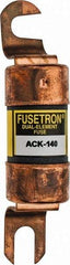 Cooper Bussmann - 140 Amp Time Delay Fast-Acting Forklift & Truck Fuse - 72VAC, 72VDC, 4.72" Long x 1" Wide, Littelfuse CCK140, Bussman ACK-140, Ferraz Shawmut ACK140 - Benchmark Tooling