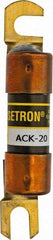 Cooper Bussmann - 20 Amp Time Delay Fast-Acting Forklift & Truck Fuse - 125VAC, 125VDC, 3.07" Long x 0.5" Wide, Littelfuse CCK020, Bussman ACK-20, Ferraz Shawmut ACK120 - Benchmark Tooling