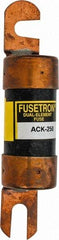 Cooper Bussmann - 250 Amp Time Delay Fast-Acting Forklift & Truck Fuse - 80VAC, 80VDC, 4.71" Long x 1" Wide, Littelfuse CCK250, Bussman ACK-250, Ferraz Shawmut ACK250 - Benchmark Tooling