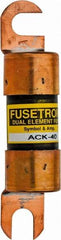 Cooper Bussmann - 40 Amp Time Delay Fast-Acting Forklift & Truck Fuse - 125VAC, 125VDC, 3.74" Long x 0.75" Wide, Littelfuse CCK040, Bussman ACK-40, Ferraz Shawmut ACK40 - Benchmark Tooling