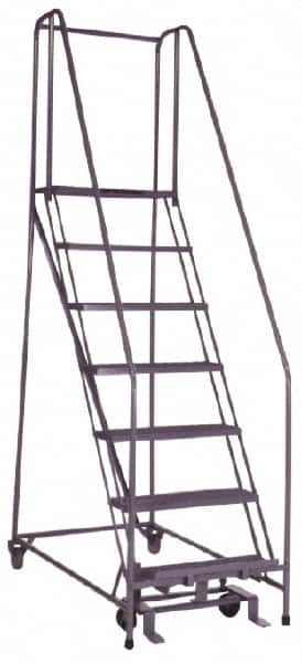 Ballymore - 100" 7 Step Ladder - 350 Lb Capacity, 70" Platform Height, 30" Base Width x 53" Depth, Grip Strut - Benchmark Tooling