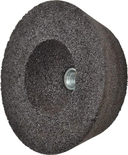 Norton - 6" Diam, 2" Overall Thickness, 16 Grit, Type 11 Tool & Cutter Grinding Wheel - Very Coarse Grade, Silicon Carbide, P Hardness, 6,000 RPM - Benchmark Tooling