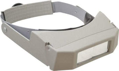 General - 2.25x Magnification, Rectangular Magnifier - Headband Mount, 8 Inch Focal Distance - Benchmark Tooling