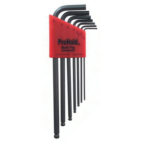 7PC TIP BALL END L-WRENCH SET - Benchmark Tooling