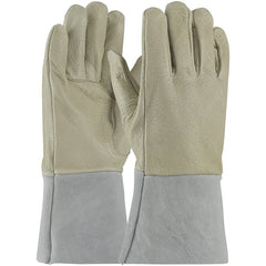 ‎75-320/XL/RHO Welders / Foundry GLOV - Mig Tig - Top Grain Pigskin - Split Leather GT Cuff - Sewn w/Kevlar - RHO