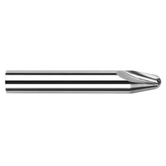 Runner Cutters - 0.1250″ (1/8) Radius × 0.2750″ Length of Cut × 20° per side Carbide Runner Cutter, 2 Flutes